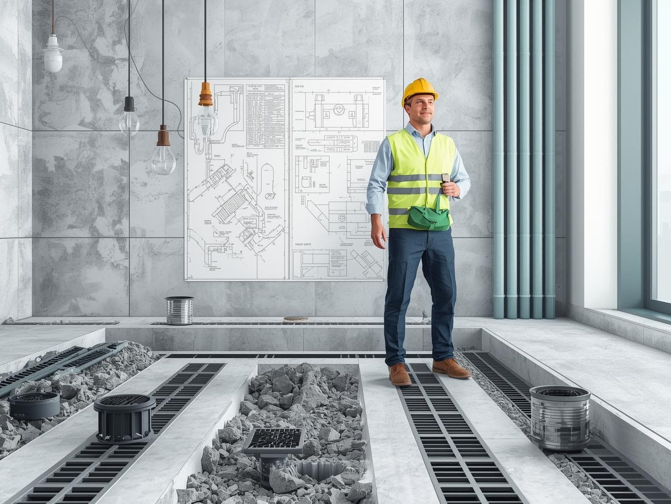 First Drain team at work